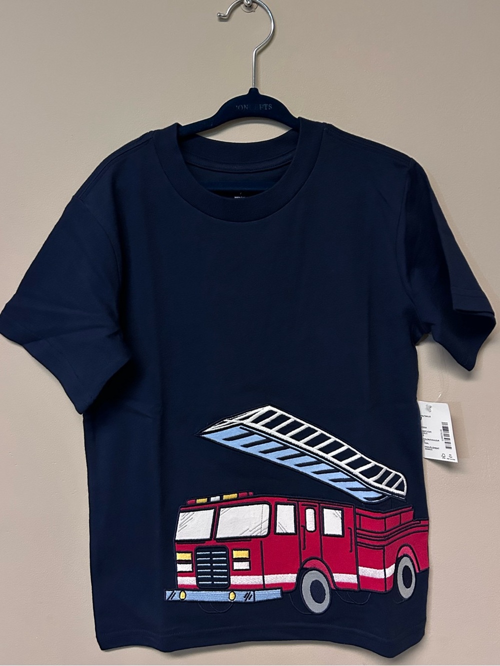 3/$30 Gymboree Kids Navy Fire Truck Tee